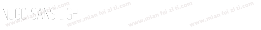 Nugo Sans Light字体转换